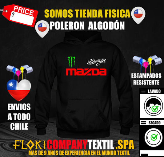 Poleron MAZDA Con Logo Monster