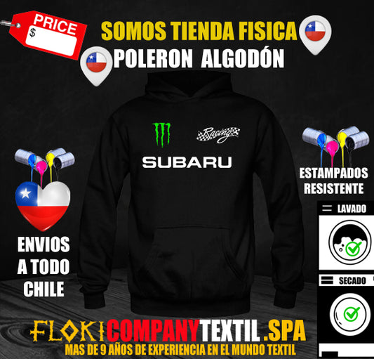 Poleron SUBARU Con Logo Monster