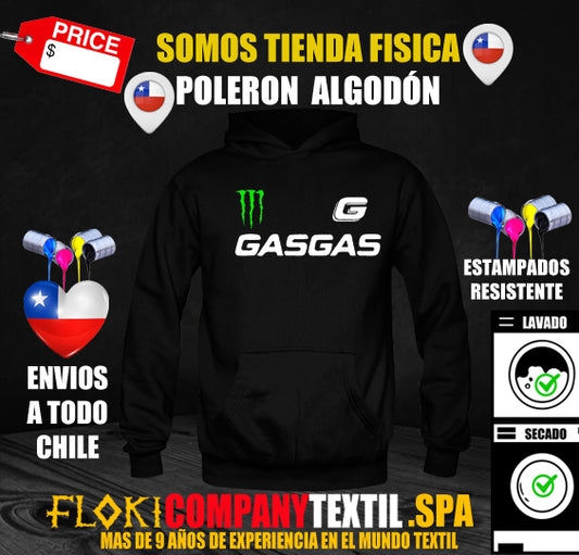 Poleron GAS GAS Con Logo Monster