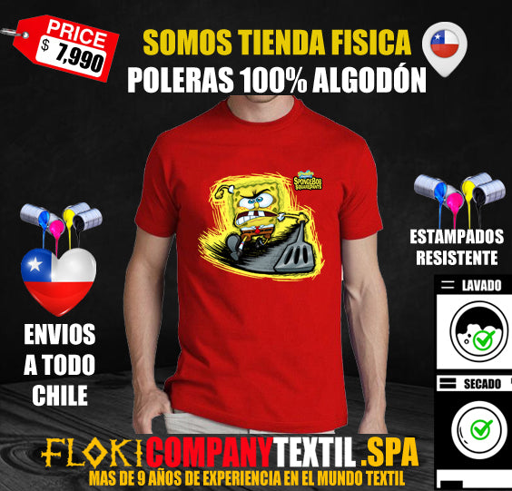 Poleras discount bob esponja