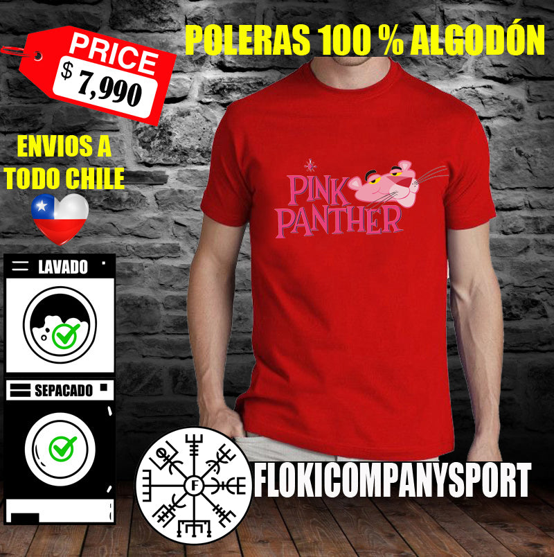 Polera pantera online rosa